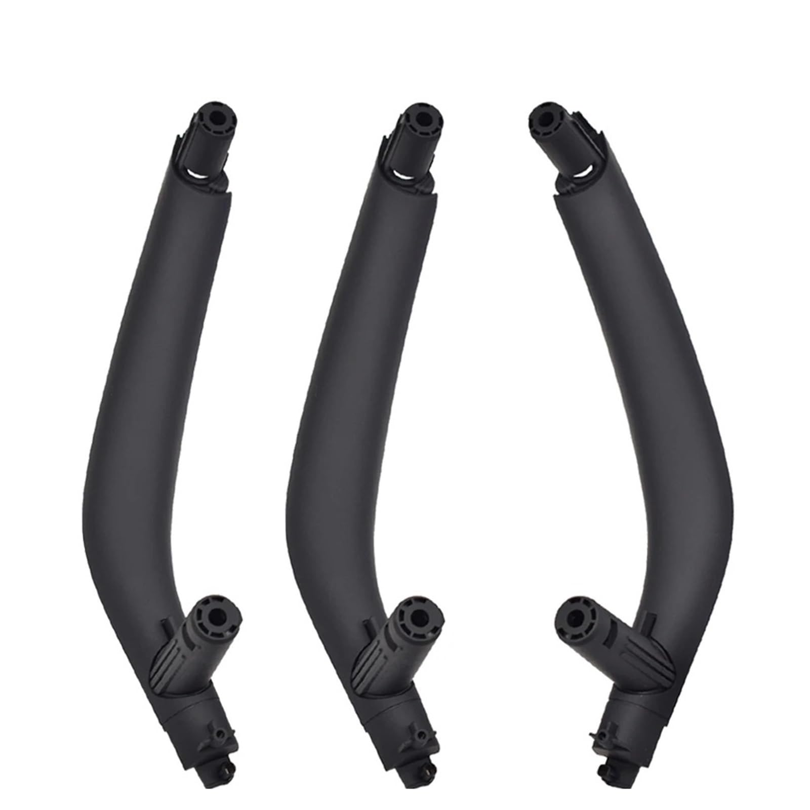 3PCS Set LHD RHD Innentür Links Rechts Pull Griff Trim Abdeckung for BMW X5 X6 F15 F16 2014-2018 Auto Zubehör 51417292243 Autotürgriffe(Black-RHD) von VHJIO