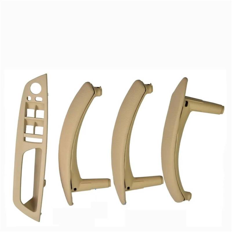 4PCS Set LHD RHD Carbon Fiber Texture Auto Links Rechts Innen Interieur Tür Pull Griff Trim Abdeckung for BMW E70 E71 X5 X6 Autotürgriffe(RHD-Beige-Hige) von VHJIO