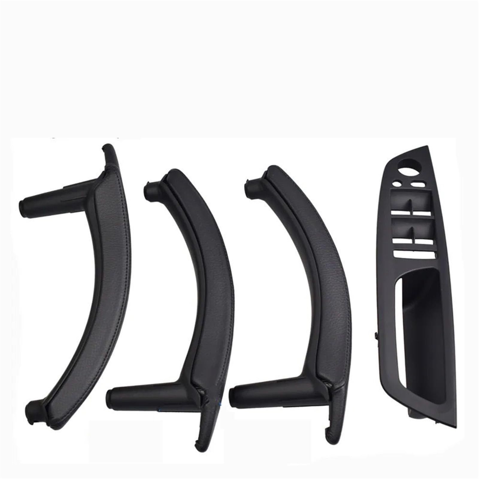 4PCS Set LHD RHD Carbon Fiber Texture Auto Links Rechts Innen Interieur Tür Pull Griff Trim Abdeckung for BMW E70 E71 X5 X6 Autotürgriffe(RHD-Black-Hige) von VHJIO