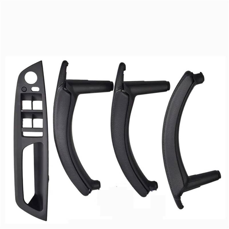 4PCS Set LHD RHD Carbon Fiber Texture Auto Links Rechts Innen Interieur Tür Pull Griff Trim Abdeckung for BMW E70 E71 X5 X6 Autotürgriffe(RHD-Black-Standard) von VHJIO