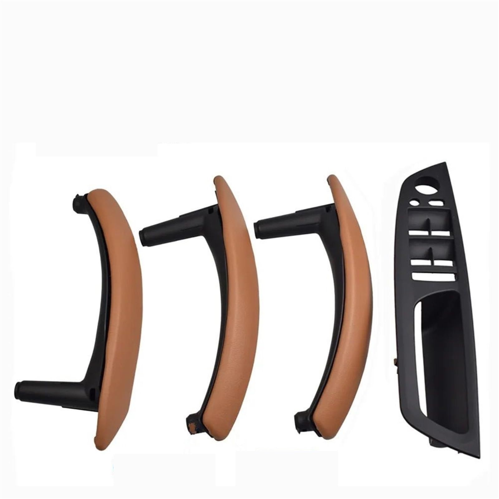 4PCS Set LHD RHD Carbon Fiber Texture Auto Links Rechts Innen Interieur Tür Pull Griff Trim Abdeckung for BMW E70 E71 X5 X6 Autotürgriffe(RHD-Brown-Hige) von VHJIO