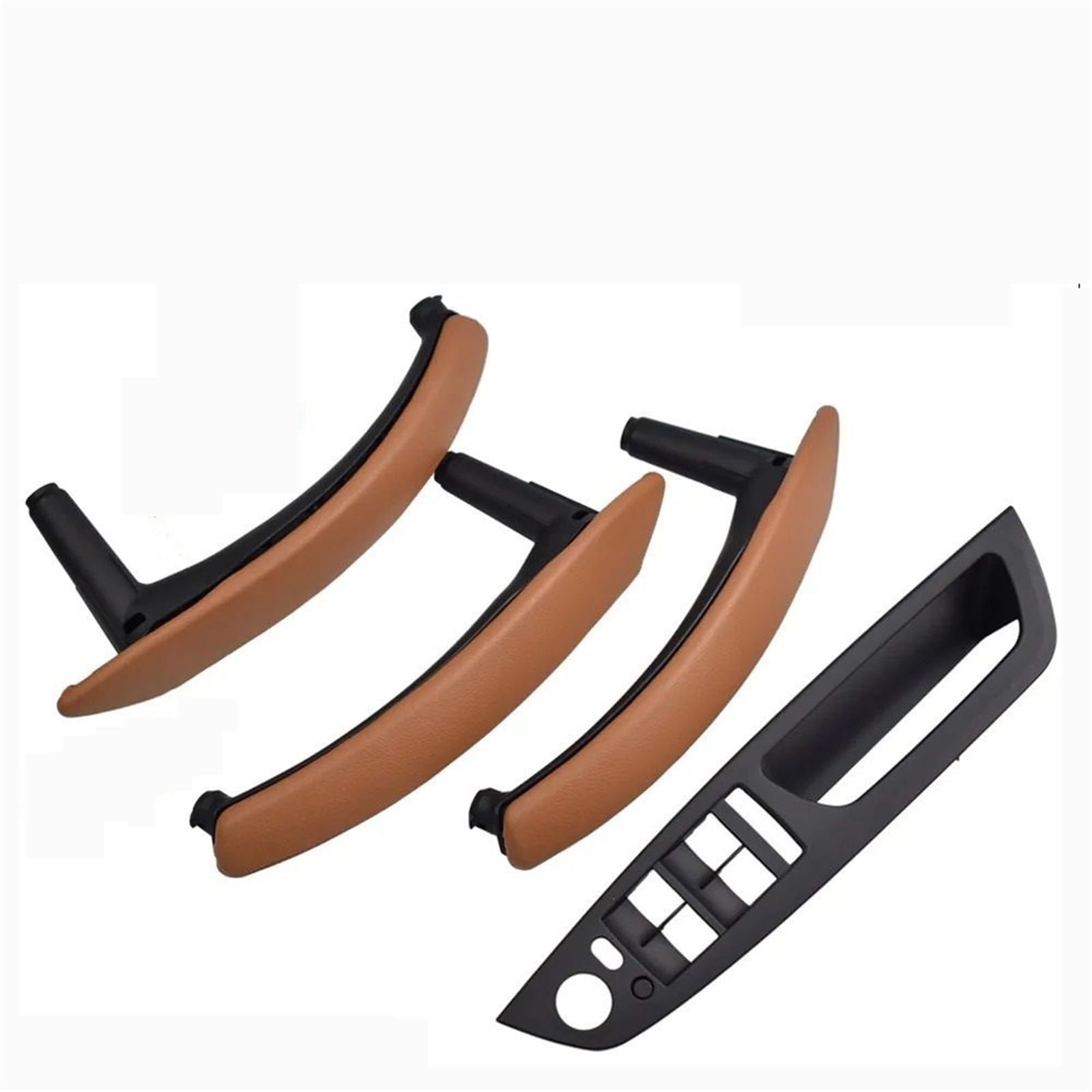 4PCS Set LHD RHD Carbon Fiber Texture Auto Links Rechts Innen Interieur Tür Pull Griff Trim Abdeckung for BMW E70 E71 X5 X6 Autotürgriffe(RHD-Brown-Standard) von VHJIO