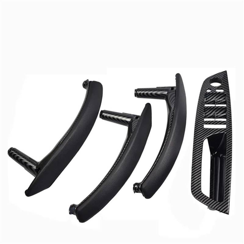 4PCS Set LHD RHD Carbon Fiber Texture Auto Links Rechts Innen Interieur Tür Pull Griff Trim Abdeckung for BMW E70 E71 X5 X6 Autotürgriffe(RHD-CF-Hige) von VHJIO