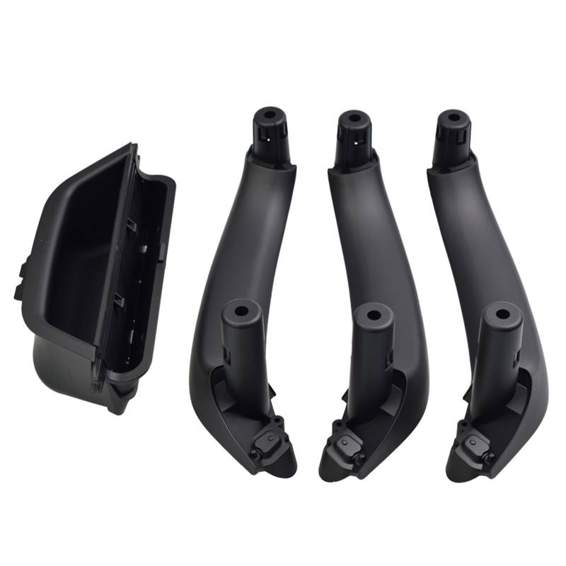 ABS Kunststoff Auto Innentür Panel Griff Pull Trim Abdeckung Schwarz Beige Auto Zubehör for BMW X3 X4 F25 F26 2010-2017 51417394519 Autotürgriffe(Black-4pcs) von VHJIO