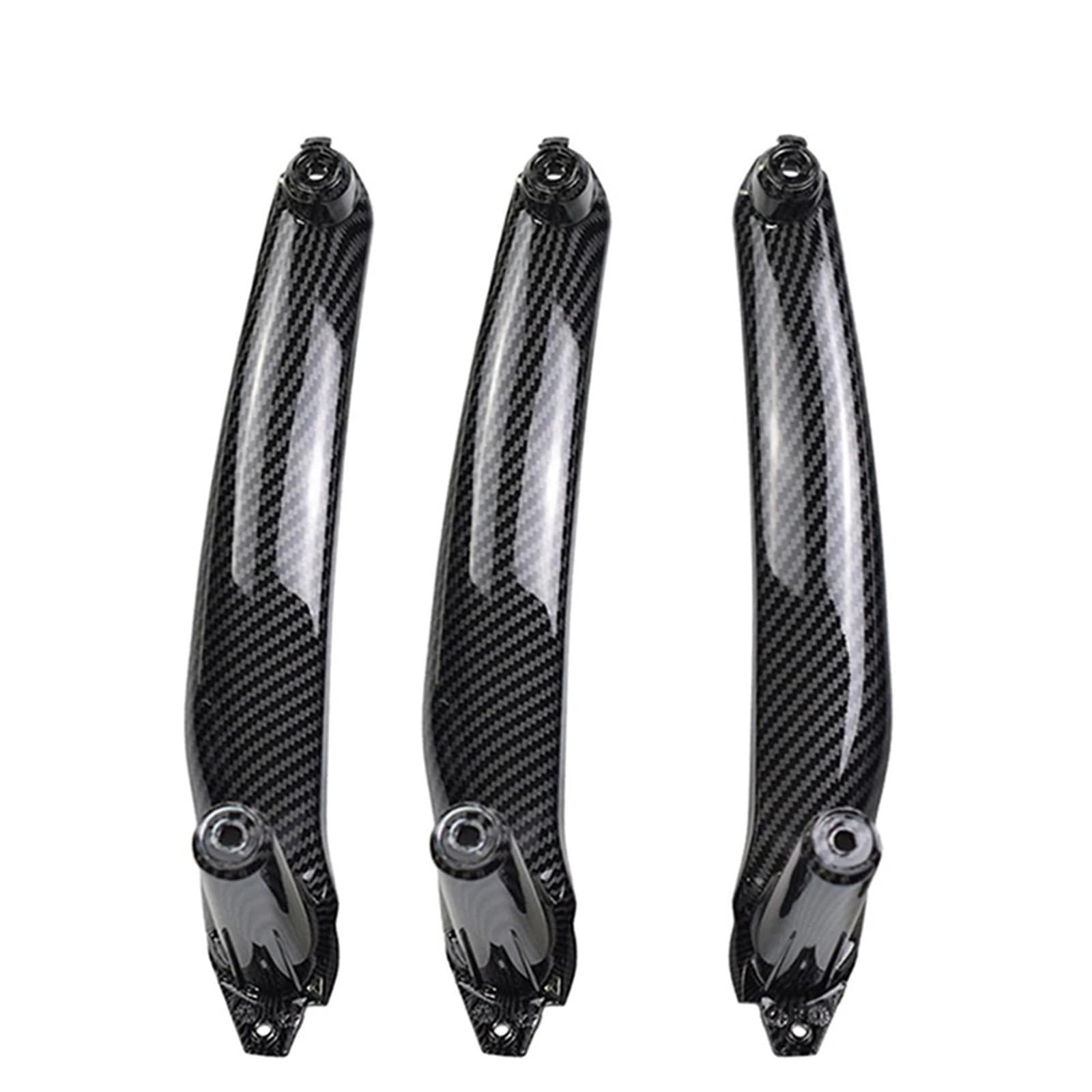 Armlehne Auto Links rechts Innentürgriff Innenverkleidung Pull Trim Cover for BMW E70 E71 X5 X6 Autotürgriffe(Carbon Fiber-RHD) von VHJIO