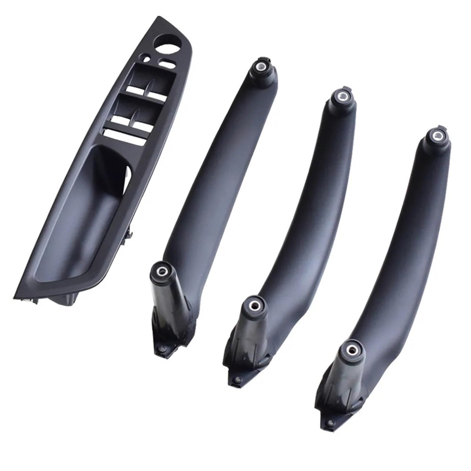 Armlehne Auto Links vorne Fahrersitz LHD Innentürgriff Innenverkleidung Pull Trim Cover passend for BMW E70 E71 X5 X6 2007–2014 51416969401 Autotürgriffe(Black-4pcs) von VHJIO