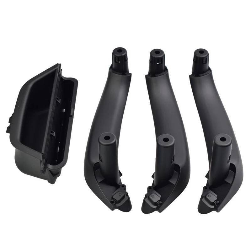 Auto Auto Innen Tür Griff Pull Trim Kompatibel for BMW F25 F26 X3 X4 2010-2017 Auto Zubehör 51417394519 51417394529 Autotürgriffe(Black-4pcs) von VHJIO