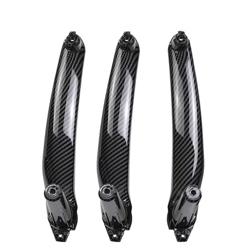 Auto Carbon Faser Armlehne Auto Links Rechts Innen Tür Griff Innere Panel Pull Trim Abdeckung for BMW E70 E71 x5 X6 2007-2013 Autotürgriffe(RHD-Carbon-3Pcs) von VHJIO