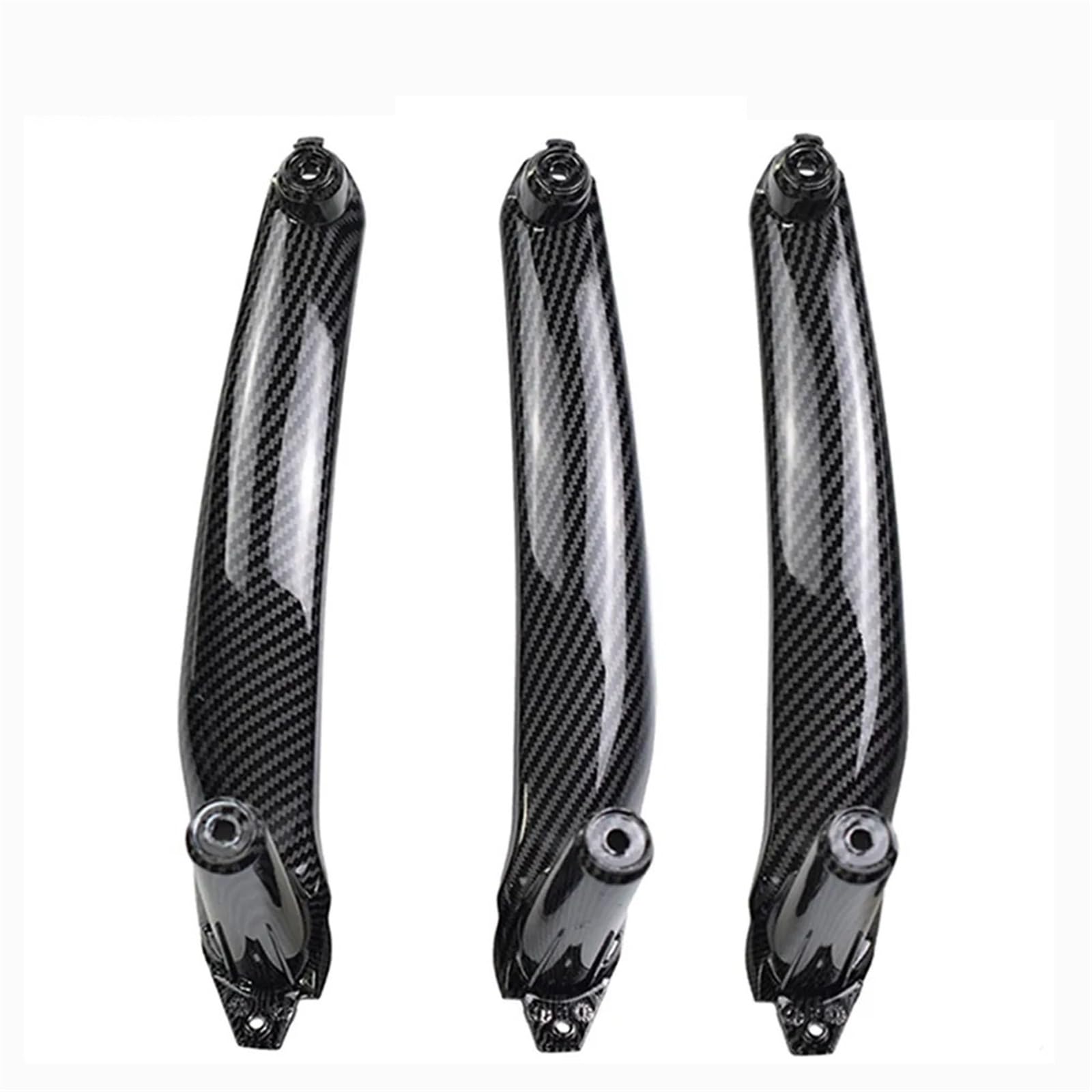 Auto Carbon Fiber ABS Innentür Armlehne Griff Links Rechts Panel Pull Trim Abdeckung for BMW E70 E71 X5 X6 2007-2012 2013 2014 Autotürgriffe(LHD-Carbon-3Pcs) von VHJIO