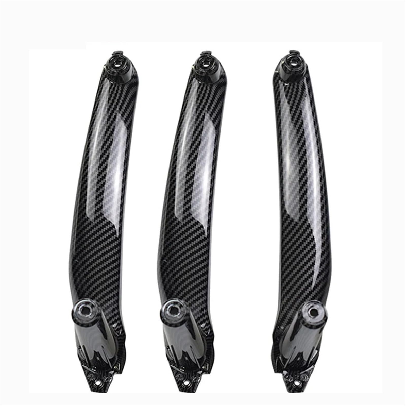 Auto Carbon Fiber ABS Innentür Armlehne Griff Links Rechts Panel Pull Trim Abdeckung for BMW E70 E71 X5 X6 2007-2012 2013 2014 Autotürgriffe(RHD-Carbon-3Pcs) von VHJIO