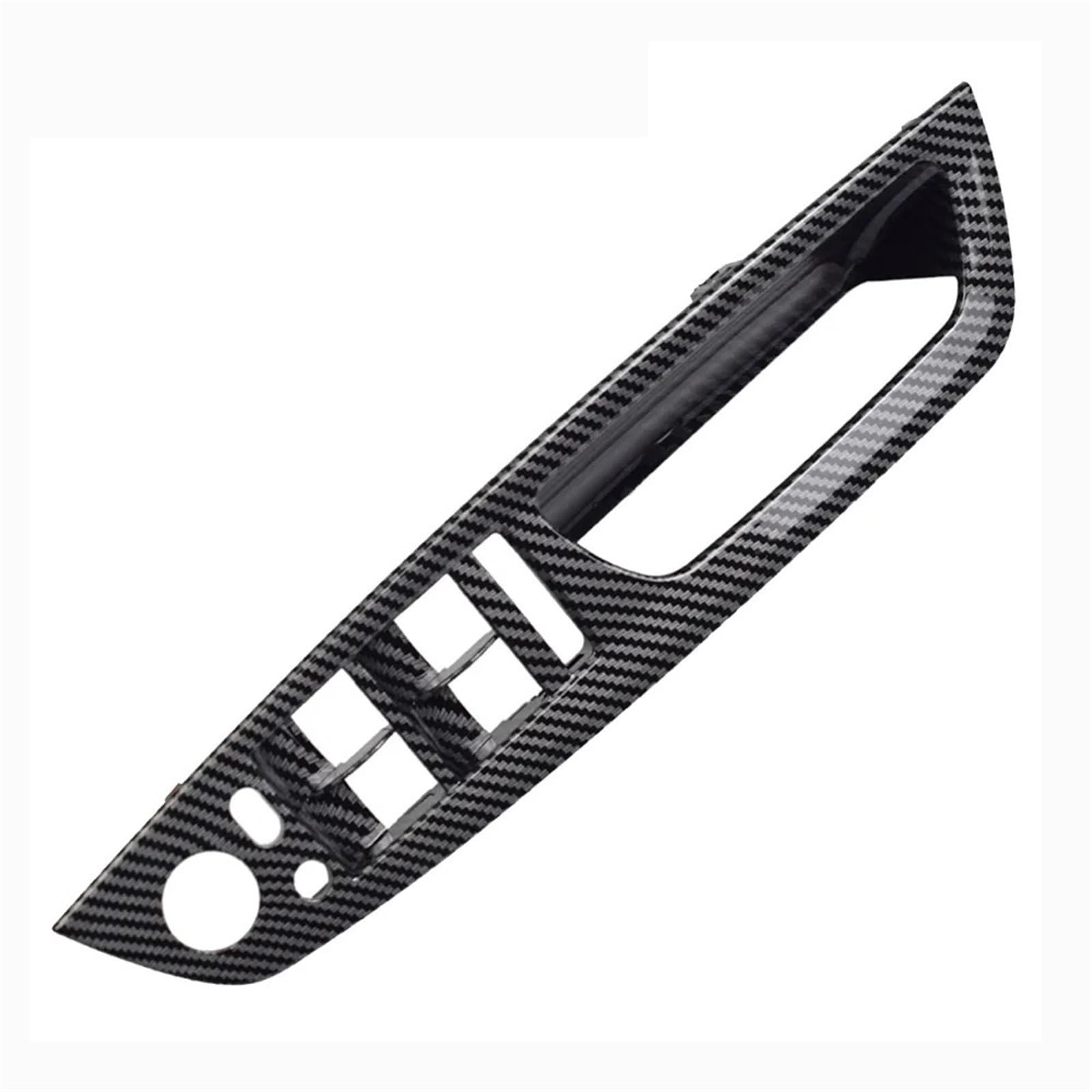 Auto Carbon Fiber ABS Innentür Armlehne Griff Links Rechts Panel Pull Trim Abdeckung for BMW E70 E71 X5 X6 2007-2012 2013 2014 Autotürgriffe(Right Driver Side) von VHJIO