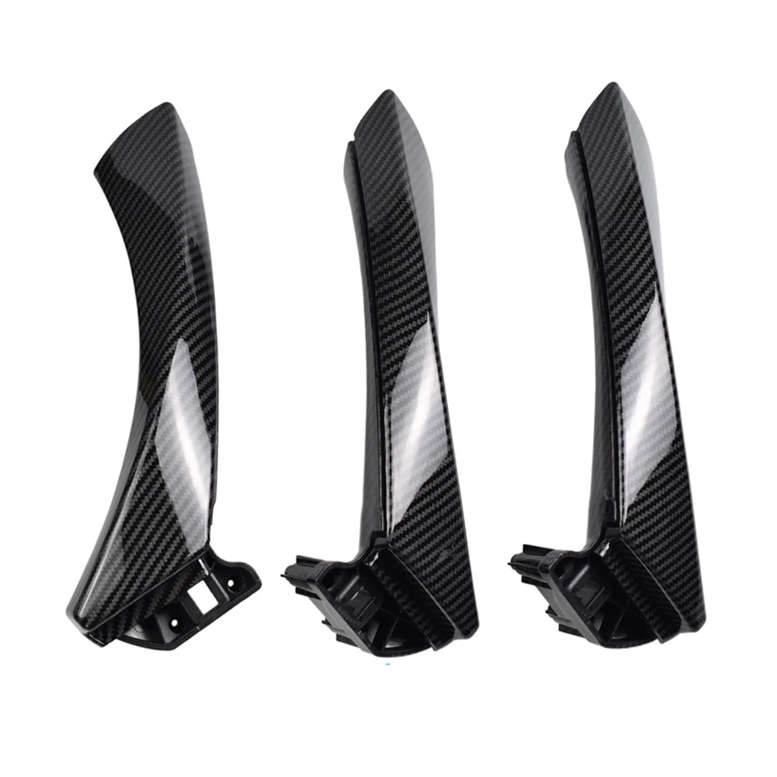 Auto Links Rechts Innen Griffe Innen Tür Panel Griff Pull Trim Abdeckung for BMW 3 Serie E90 E91 E92 316 318 320 325 328i 51417230849 Autotürgriffe(Carbon Fiber-LHD) von VHJIO