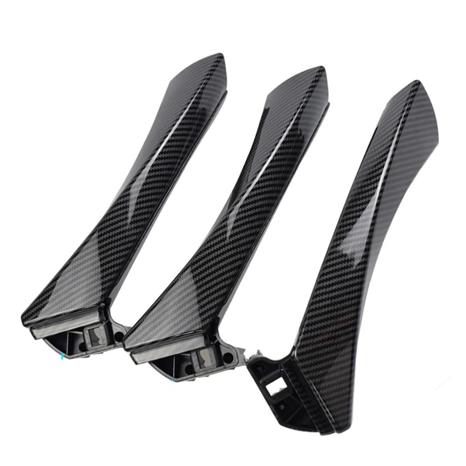 Auto Links Rechts Innen Griffe Innen Tür Panel Griff Pull Trim Abdeckung for BMW 3 Serie E90 E91 E92 316 318 320 325 328i 51417230849 Autotürgriffe(Carbon Fiber-RHD) von VHJIO