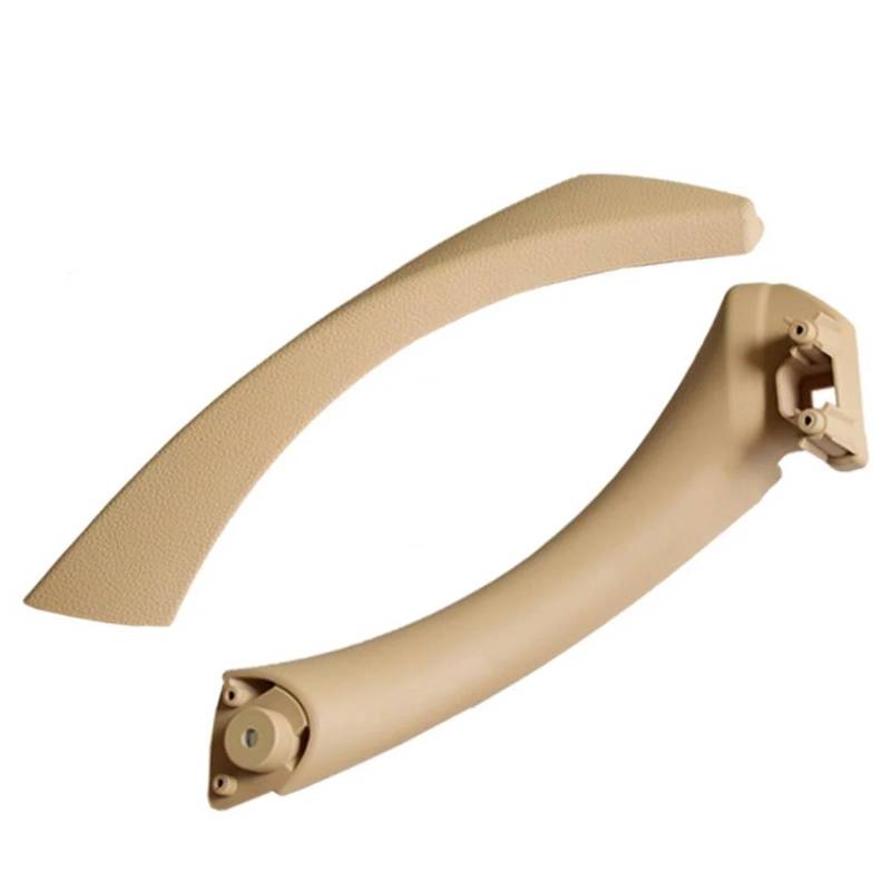 Beige Schwarz Links Rechts Auto Innengriff Innentür Armlehne Panel Pull Trim Abdeckung for BMW 3er E90 E91 328 330 335 51417230849 Autotürgriffe(Beige-Set-Left) von VHJIO