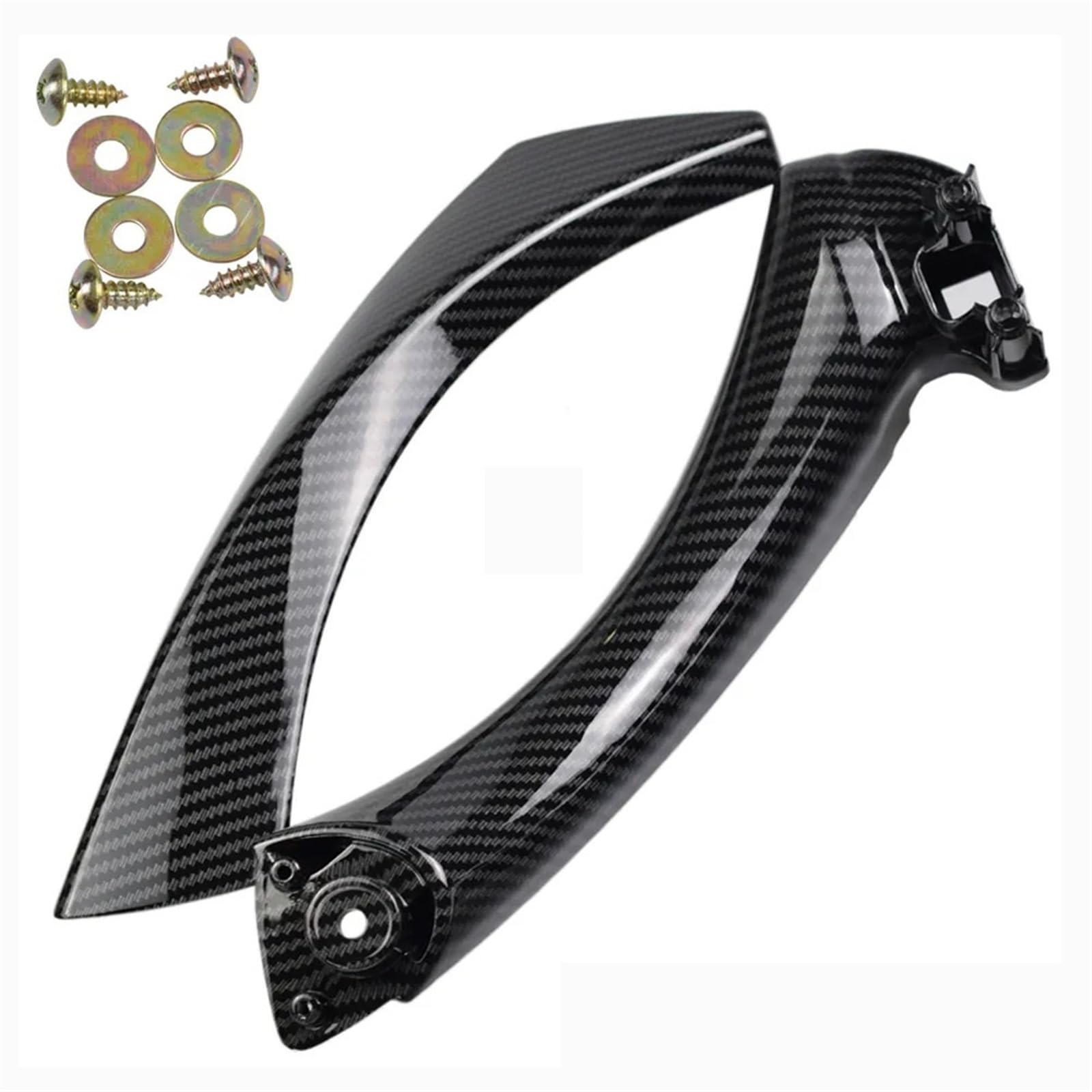 Carbon Faser Links Rechts Auto Innen Griff Innen Tür Armlehne Panel Pull Trim Abdeckung for BMW 3 Serie E90 e91 328 330 335 51417230849 Autotürgriffe(Carbon Fiber-Left) von VHJIO