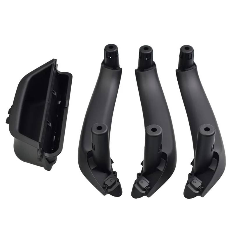 LHD Innentür-Armlehnen-Zuggriffabdeckung, kompletter Satz, passend for BMW X3 X4 F25 F26 10–17, Links rechts vorne und hinten, Autozubehör 51417394519 Autotürgriffe(Black-4pcs) von VHJIO