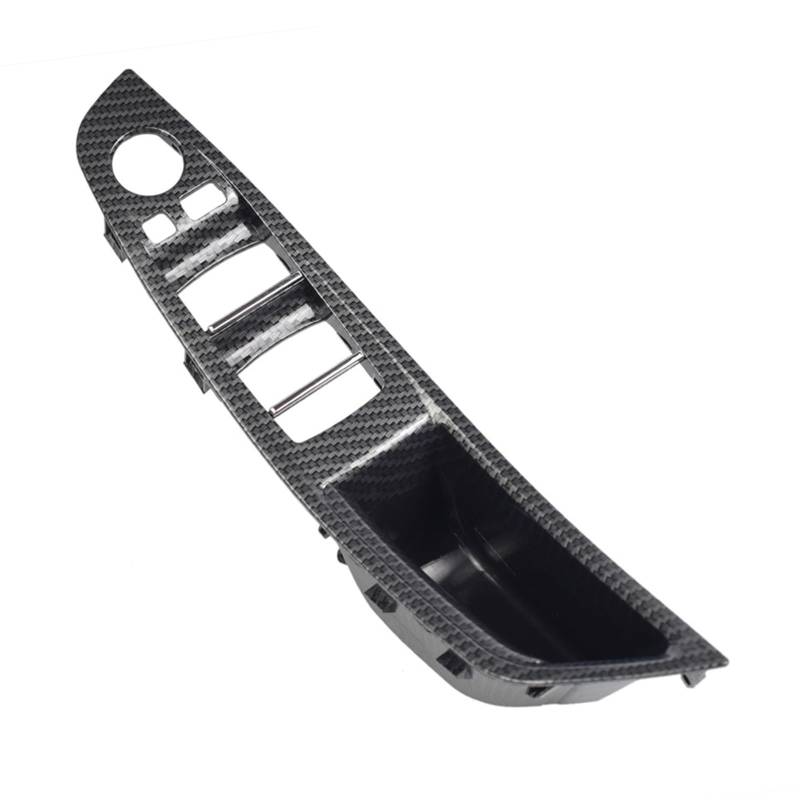 LHD RHD Innenraum Kohlefaser Türgriffabdeckung Verkleidung Ersatz, for BMW, for 5er F10 F11 F18 520i 523i 525i 528i 535i Autotürgriffe(RHD-Carbon-1PCS) von VHJIO