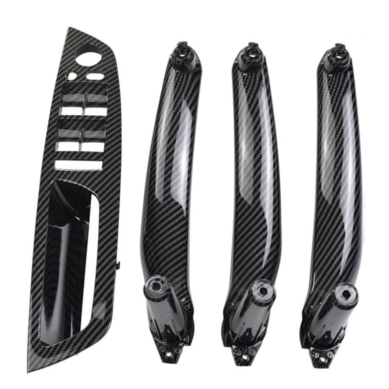 Lederbezug Türinnengriff Ersatz for BMW X5 Autotürgriffe(LHD-Carbon-4Pcs) von VHJIO