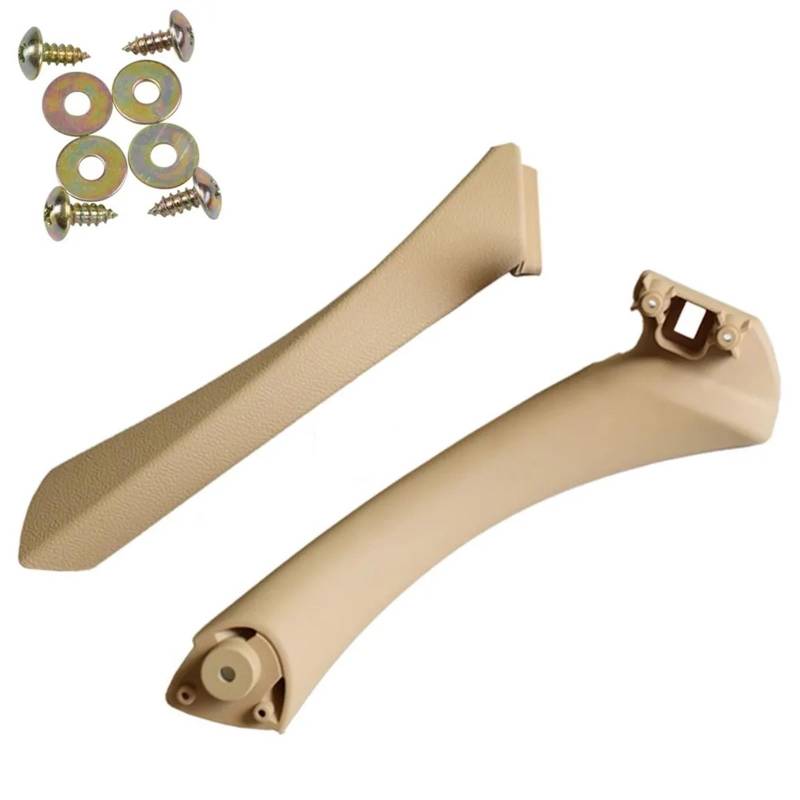 Links Rechts Auto Innengriff Innentür Armlehne Panel Pull Trim Abdeckung for BMW 3 Serie E90 E91 316 318 320 325 328 51417230849 Autotürgriffe(Beige-Set-Right) von VHJIO