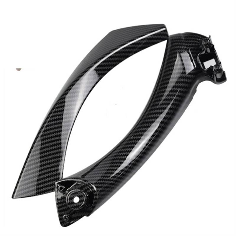 Links Rechts Seite Auto Innen Innen Tür Panel Griff Pull Trim Abdeckung Kit Auto Zubehör for BMW E90 E91 3 Serie 318 320 51417230849 Autotürgriffe(Carbon Fiber-Left) von VHJIO