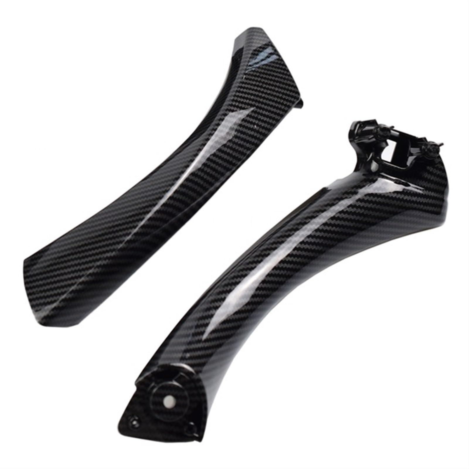 Links Rechts Seite Auto Innen Innen Tür Panel Griff Pull Trim Abdeckung Kit Auto Zubehör for BMW E90 E91 3 Serie 318 320 51417230849 Autotürgriffe(Carbon Fiber-Right) von VHJIO