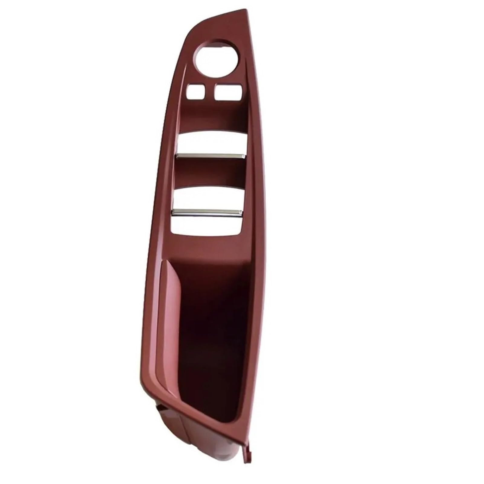 Passend for BMW 5er F10 F11, Türinnengriff, Linke Vordertür, Innentürverkleidung, Fahrersitz, Knopfschalter, Rahmen, Aufbewahrungsbox, RHD Autotürgriffe(Red Wine) von VHJIO