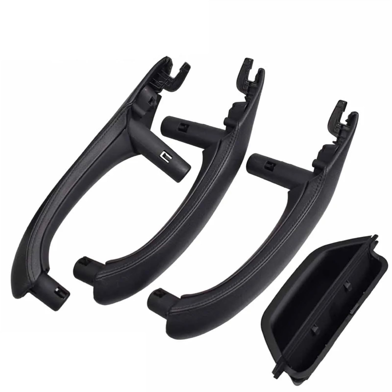 Passend for BMW Auto Links rechts Innentürgriff Innentürverkleidung Griff Pull Trim Cover Passend for BMW X3 X4 F25 F26 2010–2016 51417248502 Autotürgriffe(LHD Black 4pcs) von VHJIO