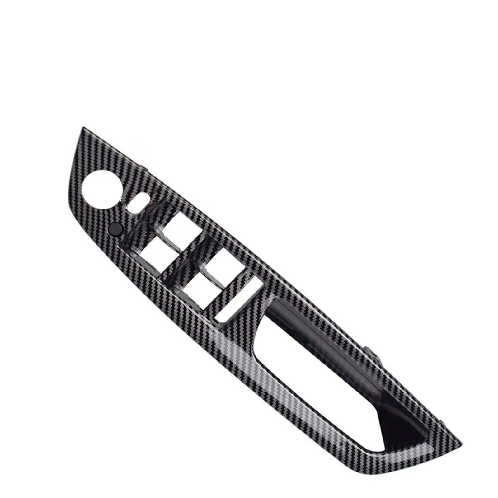 RHD Carbon Fiber Beige Schwarz Auto Linke Innentür Armlehne Griff Innere Panel Pull Trim Abdeckung for BMW E70 E71 x5 X6 Autotürgriffe(Standard-CF) von VHJIO