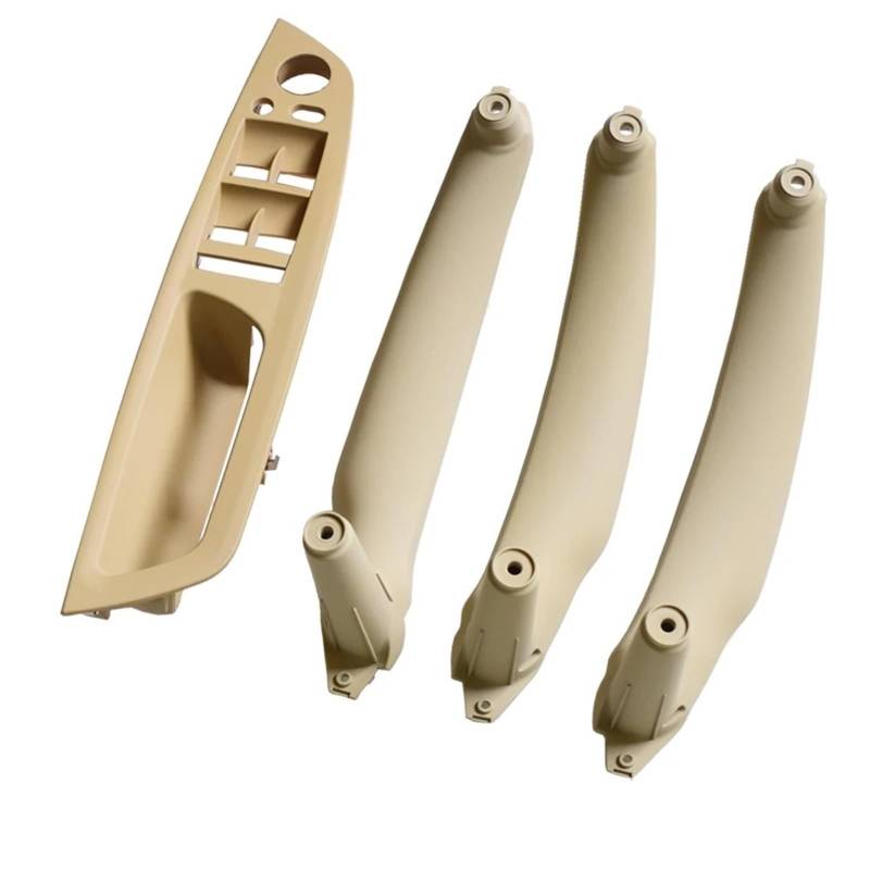 Rechts Links Innere Tür Panel Griff Pull Trim Halter Auto Innen Zubehör for BMW E70 X5 E71 E72 X6 SAV Auto Styling 51416969401 Autotürgriffe(Beige-4pcs) von VHJIO