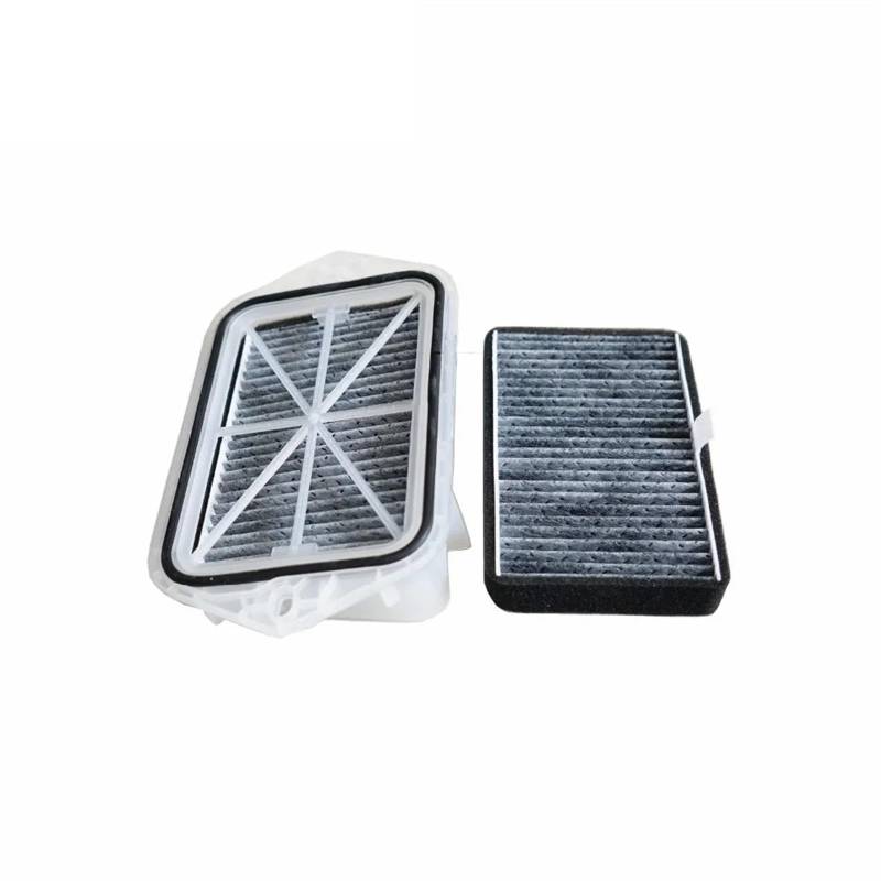 VHJIO 2-Loch-Außenluftfilter for VW Passat Tiguan 5N Sagitar Beetle 5C Sharan for Audi Q3 8U for Seat Alhambra 2011–2019 5N0815479 Innenraumfilter(2) von VHJIO