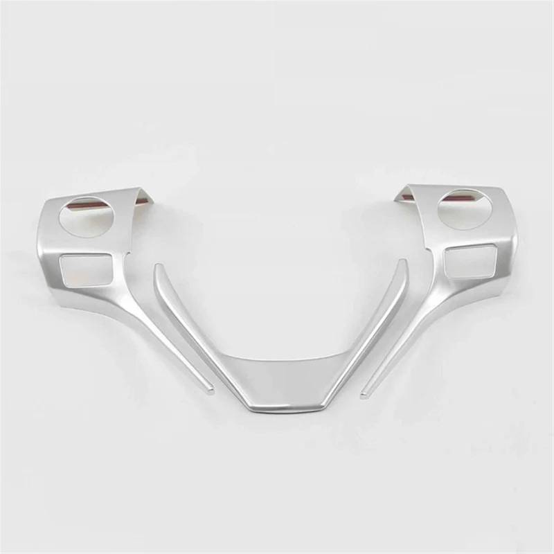 VHJIO ABS-Auto-Lenkrad-Tastenfeld-Abdeckung, Zierrahmen, Innenzubehör, for Toyota, for RAV4 RAV 4 2013-2016 2017 2018 Auto-Lenkradverkleidung(High Configuration) von VHJIO