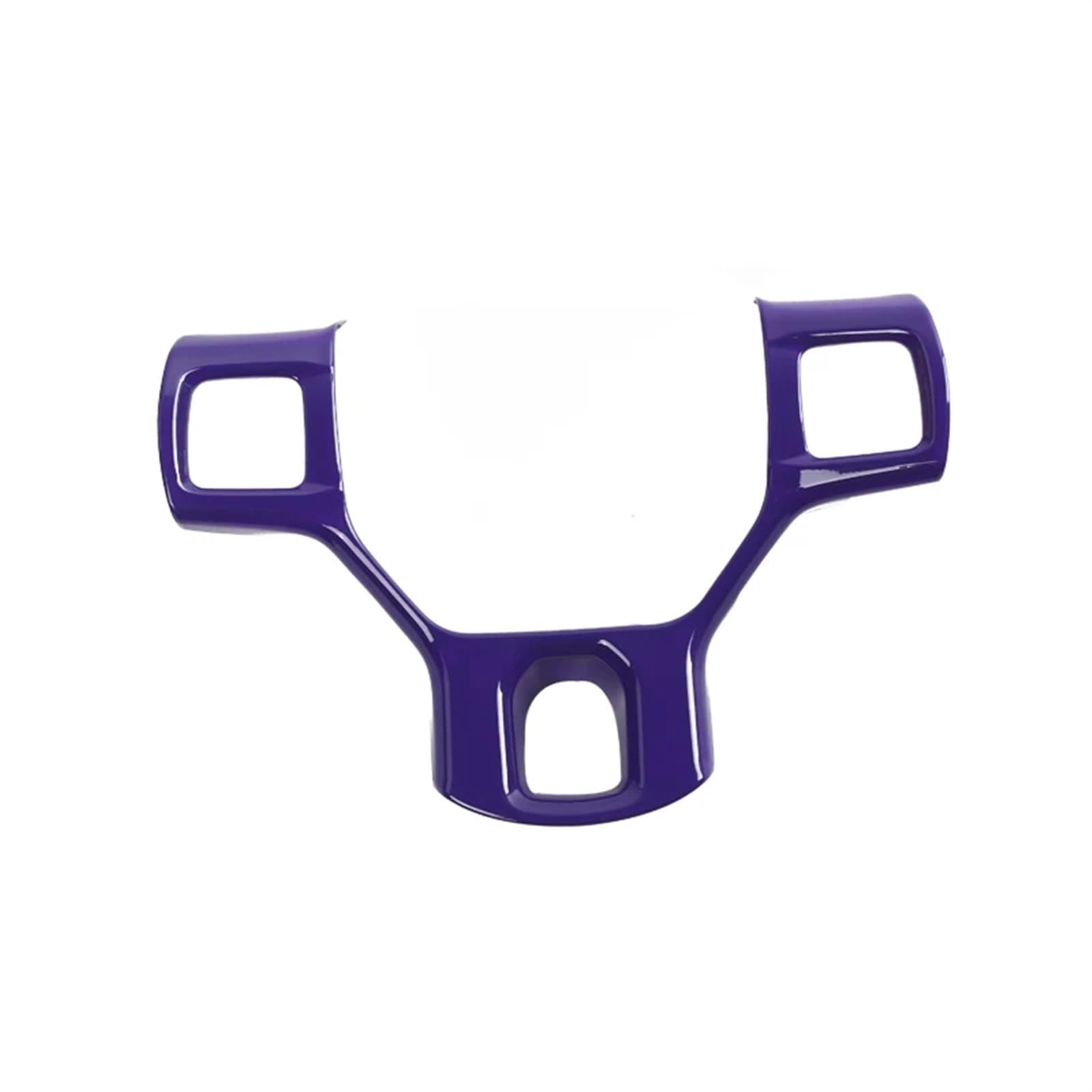 VHJIO Auto ABS Auto Lenkrad Dekoration Rahmen Abdeckung Aufkleber, for Dodge, for RAM 2010-2017 Innenzubehör Auto-Lenkradverkleidung(Purple) von VHJIO