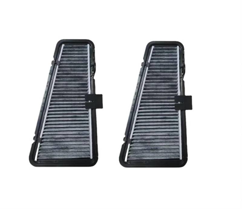 VHJIO Auto-Innenraumluftfilter OEM 8KD819439 8KD819441 for Audi A4 B8 Q5 8R A5 8T 8F S5 Externer Klimaanlagenfilterkern + Alleingitter Innenraumfilter(2 Piece Set B Style) von VHJIO