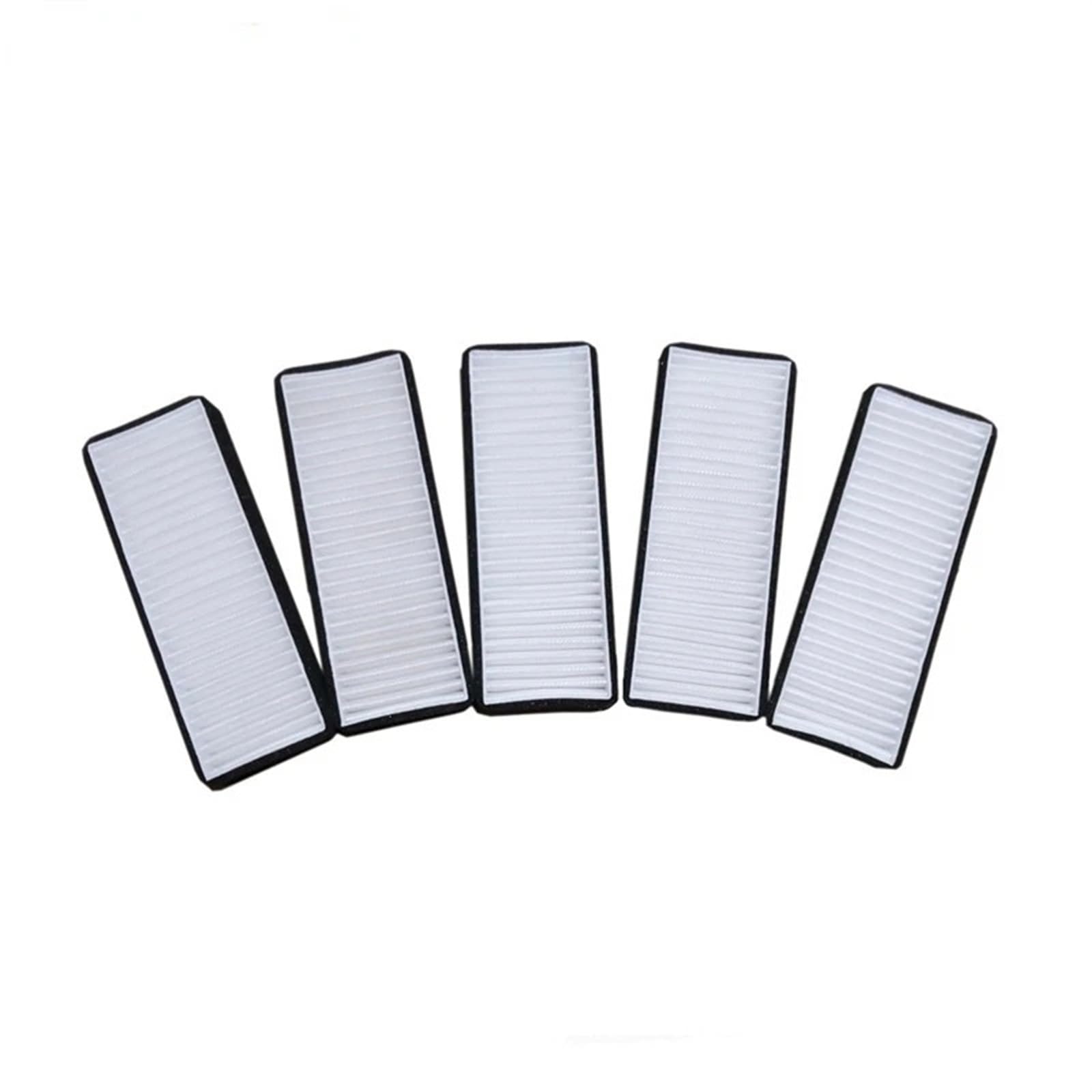 VHJIO Auto-Innenraumluftfilter for Vw Polo GOL Jettas Santana 2011–2019 for Skoda Fabia Rapid 2011–2021 Auto-Außenweißfilter-Set 6R0815479 Innenraumfilter(5 Pcs White Filter) von VHJIO