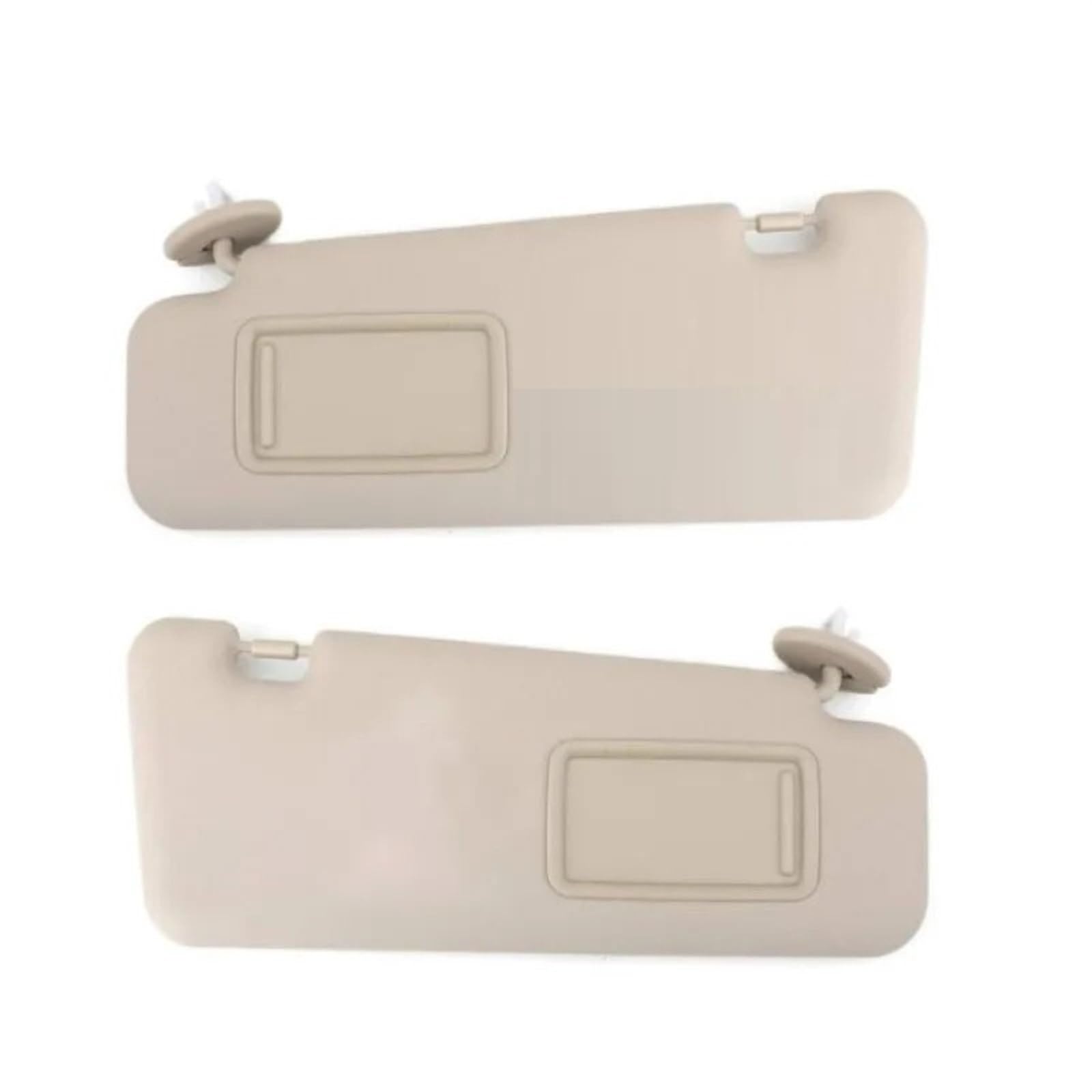 VHJIO Auto-Sonnenblende, Linke Seite, rechte Seite, grau-beige, Fahrer- und Beifahrerseite, for Toyota, for Highlander 2008 2009 2010 2011 2012 2013 Sonnenblenden(A Pair of Beige) von VHJIO