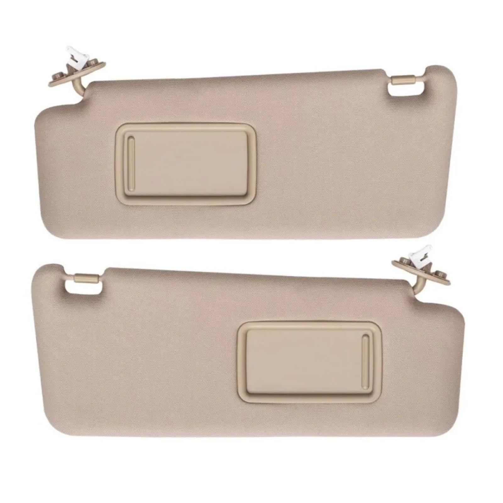 VHJIO Auto-Sonnenblende Beige Grau Links Rechts Seite Fahrer Beifahrerseite Schatten, for Toyota, for 4Runner 2010 2011 2012 2013 2014 2015 2016-2022 TRN285L-GKPGKA Sonnenblenden(A Pair of Beige) von VHJIO