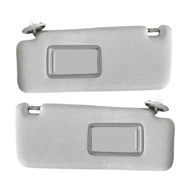 VHJIO Auto-Sonnenblende Beige Grau Links Rechts Seite Fahrer Beifahrerseite Schatten, for Toyota, for 4Runner 2010 2011 2012 2013 2014 2015 2016-2022 TRN285L-GKPGKA Sonnenblenden(A Pair of Grey) von VHJIO