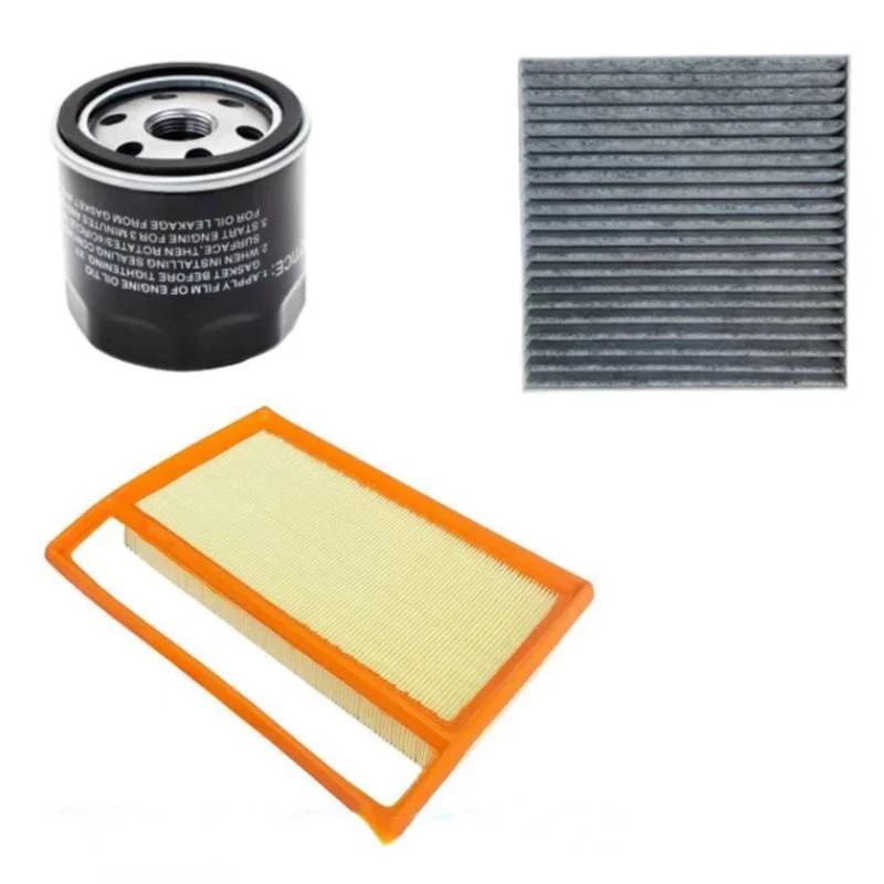 VHJIO Autofilter Klimaanlagenfilter Luftfilter Ölfilter 101104420100000 2010005DRS0000 for GAC GS8 2021-2023 2.0T Hybrid Autoteile Innenraumfilter(3 of Them) von VHJIO