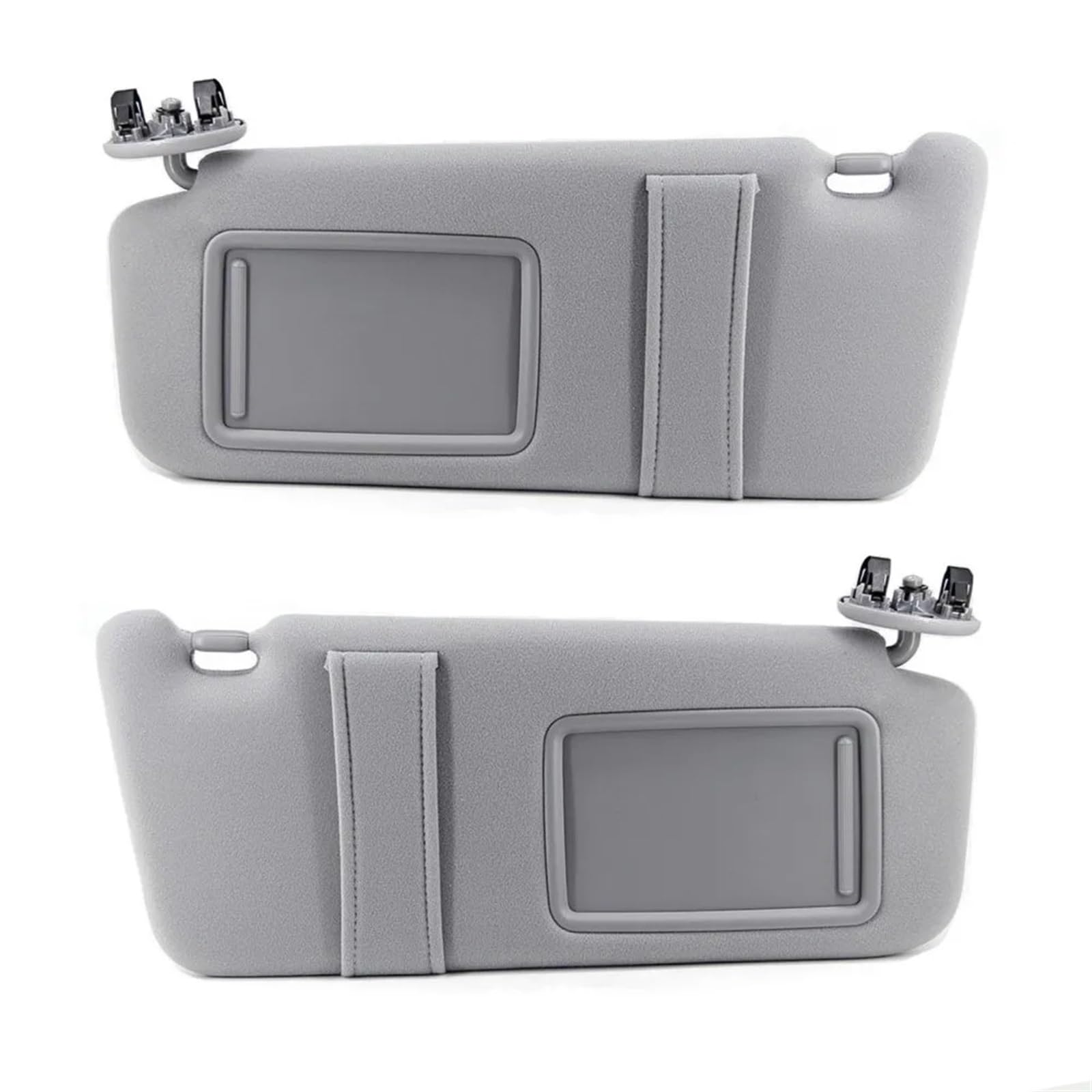 VHJIO Beige Grau Sonnenblende Fahrer Beifahrerseite Links Rechts Seite Auto Sonnenblende Schatten, for Toyota, for Camry 2007 2008 2009 2010 2011 Sonnenblenden(A Pair of Gray) von VHJIO