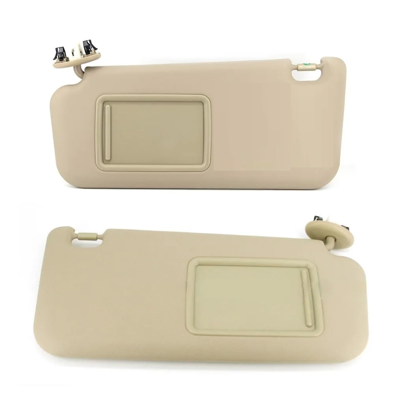 VHJIO Beige graue Auto-Sonnenblende Links rechts Fahrerseite Beifahrerseite, for Toyota, for RAV4 2006 2007 2008 2009 2010 2011 2012 Sonnenblenden(Beige Left and Right) von VHJIO