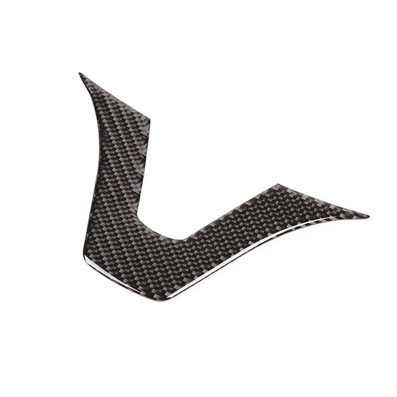 VHJIO Car Styling Real Carbon Fiber U-förmige Lenkradverkleidung Rahmenabdeckungsverkleidung, for Mercedes Benz, for C GLC Klasse W205 X253 2017 2018 Auto-Lenkradverkleidung von VHJIO