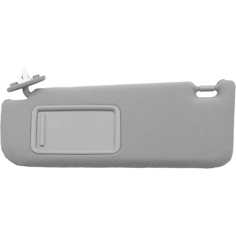 VHJIO Grau Beige Auto Sonnenblende Links rechts Fahrerseite Beifahrerseite Sonnenblende, for Toyota, for Camry 2012 2013 2014 2015 2016 2017 Sonnenblenden(Grey Left) von VHJIO