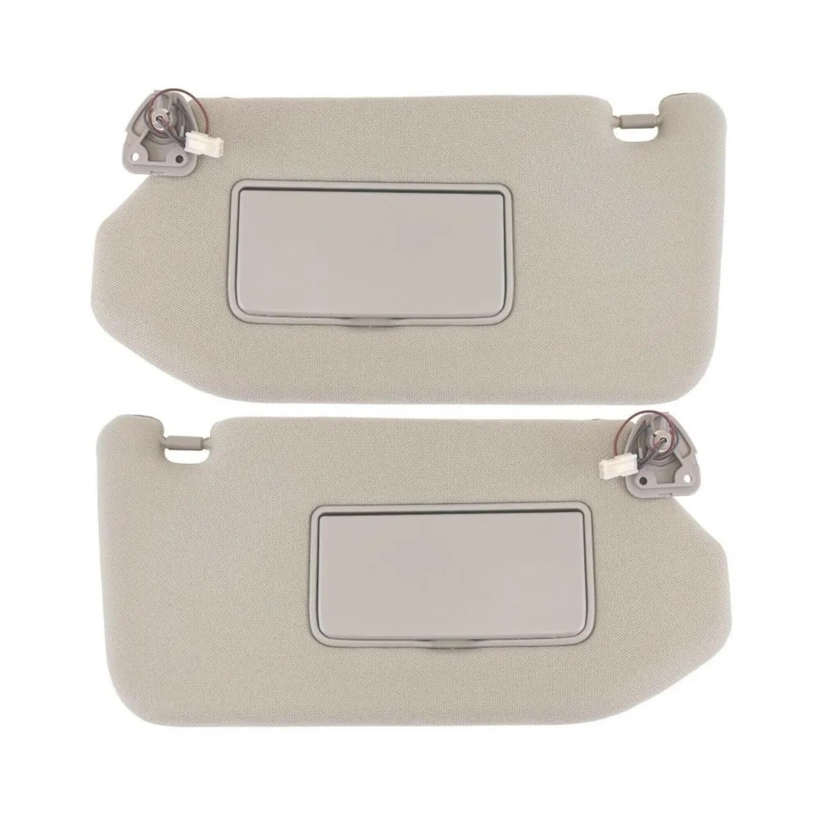 VHJIO Grau Beige Auto Sonnenblende Schatten Links rechts Fahrerseite, for Nissan, for Pathfinder 2013–2018, for Infiniti, for QX60 2014–2017, for JX35 2013 Sonnenblenden(A Pair of Beige) von VHJIO