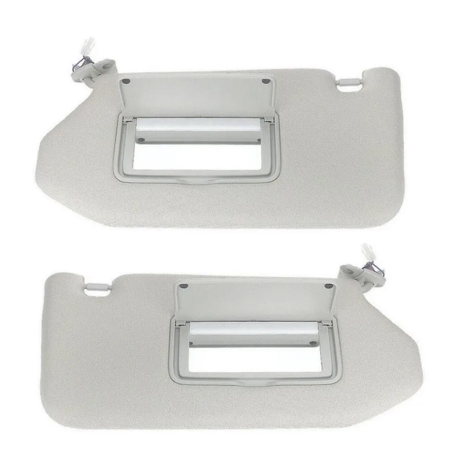 VHJIO Grau Beige Auto Sonnenblende Schatten Links rechts Fahrerseite, for Nissan, for Pathfinder 2013–2018, for Infiniti, for QX60 2014–2017, for JX35 2013 Sonnenblenden(A Pair of Grey) von VHJIO