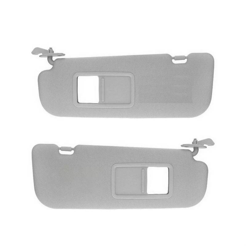 VHJIO Grau Beige Sonnenblende Links rechts Fahrerseite Beifahrerseite Auto Sonnenblende Schatten, for Hyundai, for Elantra 2011 2012 2013 2014 2015 Sonnenblenden(A Pair of Gray) von VHJIO