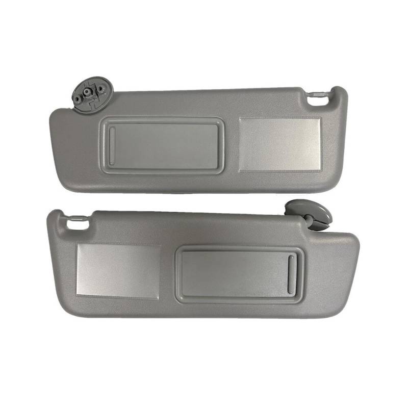 VHJIO Graue Sonnenblende ohne Lampe Links rechts Fahrerseite, for Toyota, for Land Cruiser Prado 2002–2010 GRJ12 KDJ120 KZJ120 LJ12 RZJ12 Sonnenblenden(Grey Left and Right) von VHJIO