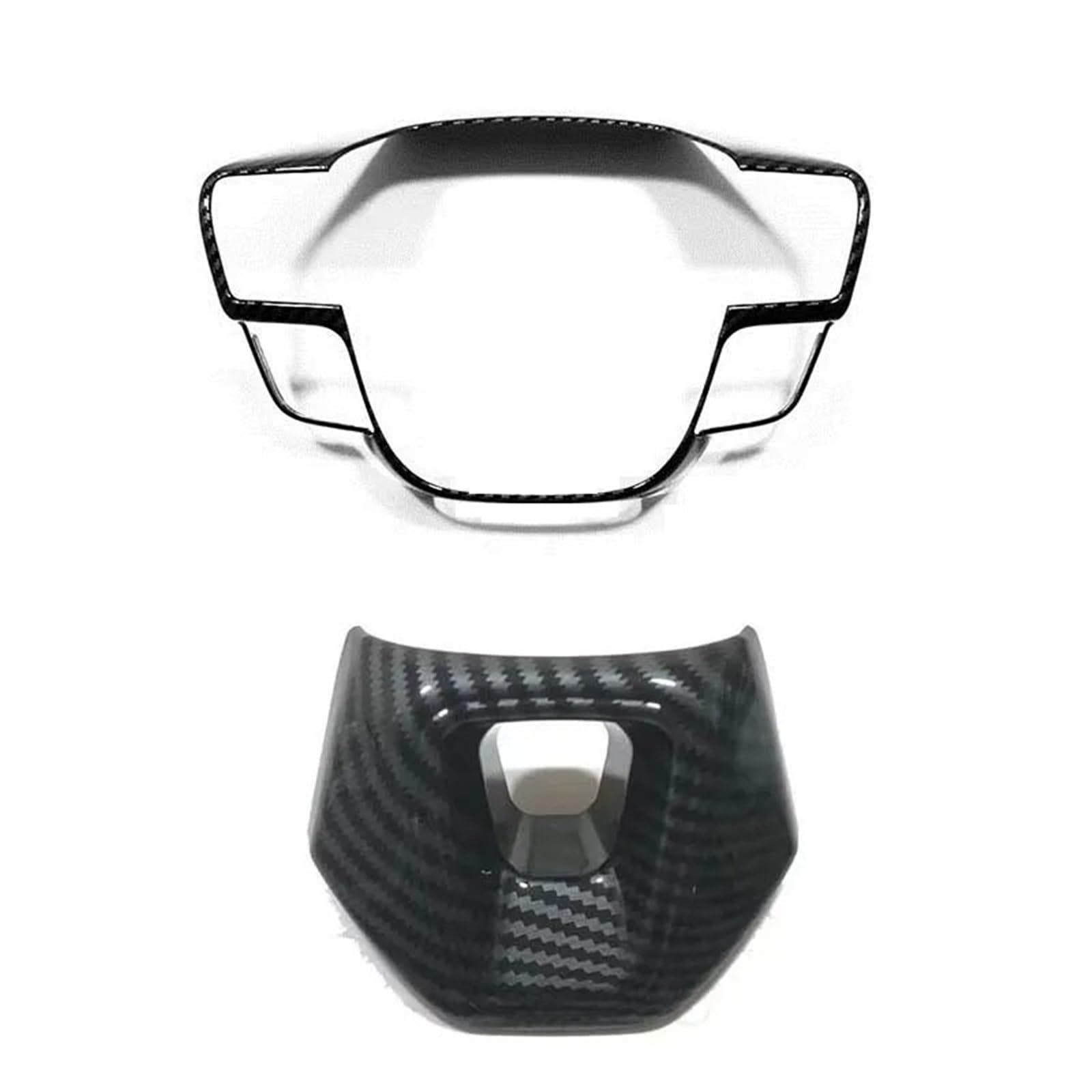 VHJIO Innenzubehör Auto Lenkradrahmen Dekoration Abdeckung Verkleidung Auto Styling, for Toyota, for Camry XV80 2024 2025 Auto-Lenkradverkleidung(3 6 9 Carbon Fiber) von VHJIO