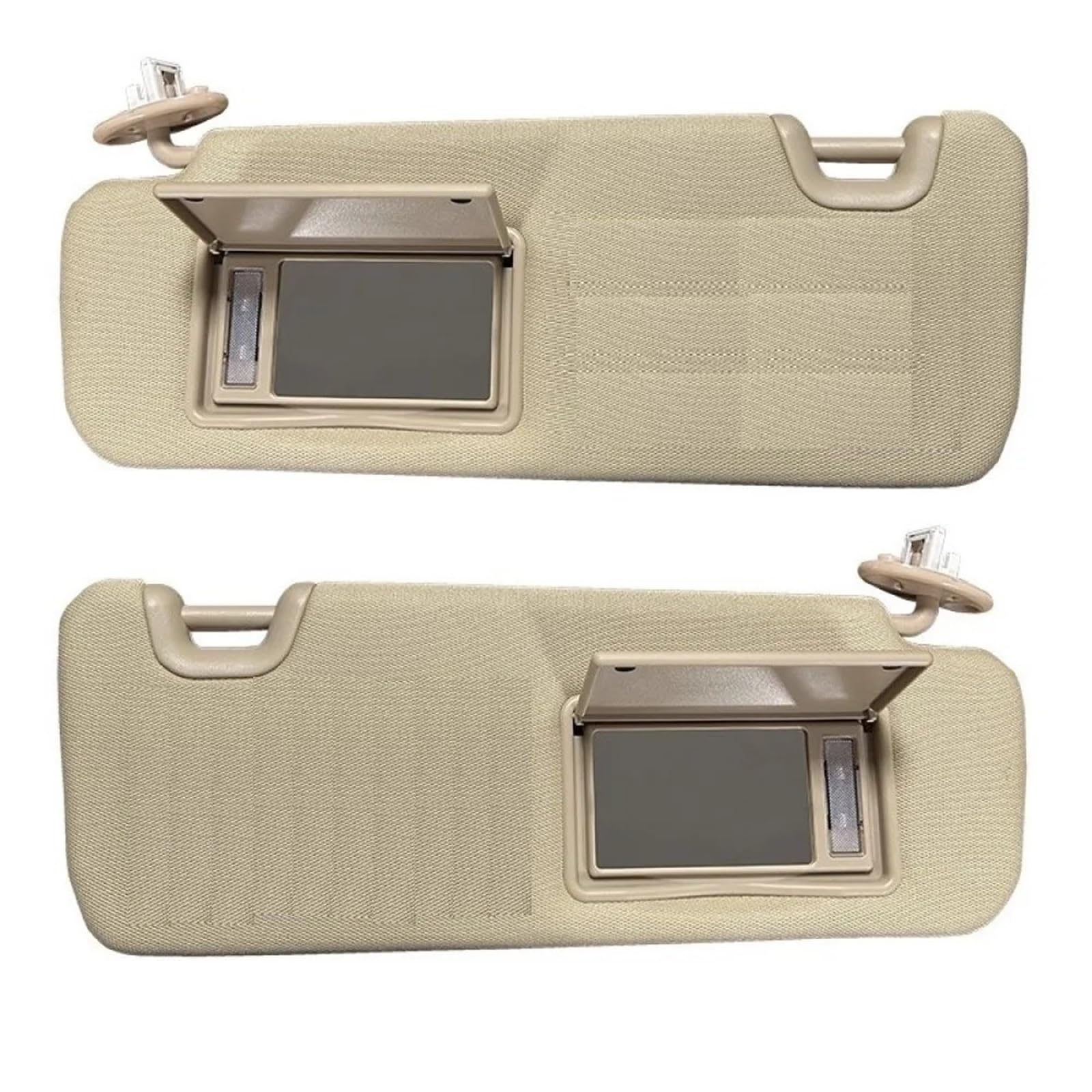 VHJIO Sonnenblende Links rechts Fahrer Beifahrerseite Beige, for Toyota, for Highlander 2014 2015 2016 2017 2018 2019 Sonnenblenden(Beige Left and Right) von VHJIO