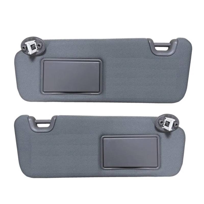 VHJIO Sonnenblende Links rechts Fahrer Beifahrerseite Beige, for Toyota, for Highlander 2014 2015 2016 2017 2018 2019 Sonnenblenden(Grey Left and Right) von VHJIO