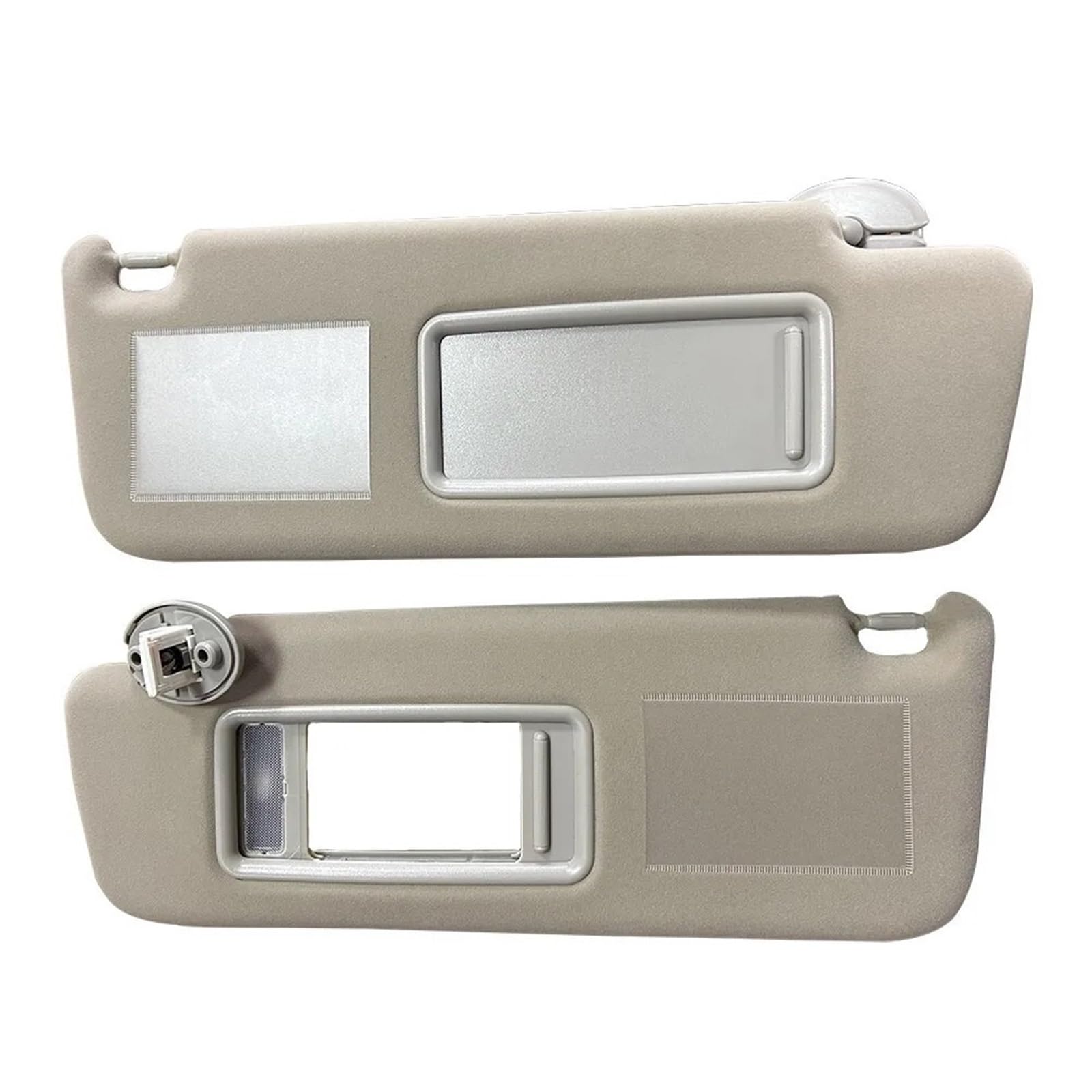 VHJIO for Toyota, for Land Cruiser J12 Auto-Sonnenblende Beige Grau Links Rechts Seite Fahrerseite 2002 2003 2004 2005 2006 2007 2008 2009 Sonnenblenden(Beige Left and Right) von VHJIO